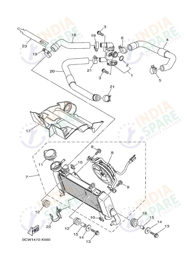 RADIATOR & HOSE